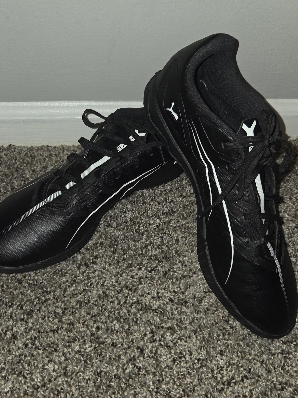 Puma Men's Black Ultra Play Athletic Sneakers